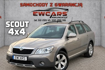 SCOUT 2.0 TDI 140km 4x4 | ASO Skoda | OPŁACONY| Hak | 17"